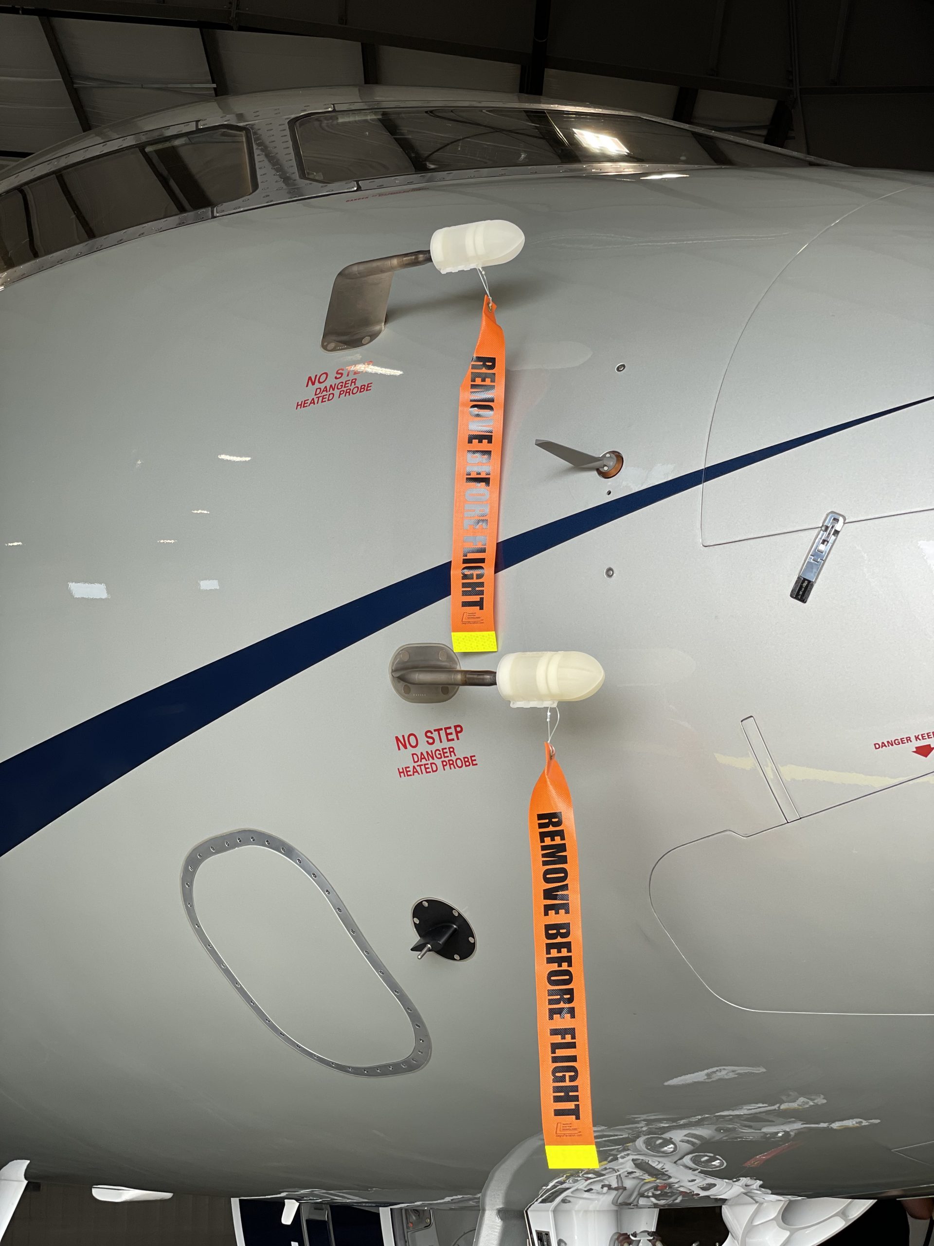 PitotShield V2™ SmartCover™ (PSV2) on Embraer Phenom aircraft