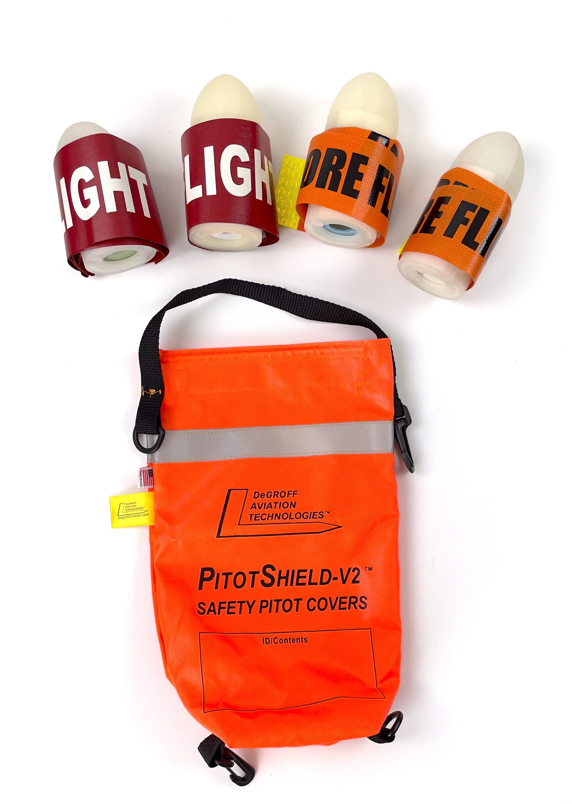 PitotShield V2™ SmartCover™ (PSV2) kit and components